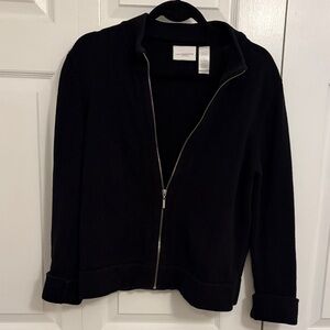 Liz Claiborne Black Women's Zip-Up Jacket